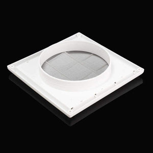 Planet Gates MTGATHER Air Vent Grille Ventilation Cover Plastic White Wall Grilles Duct 200x200x40mm Heating Cooling & Vents Vents