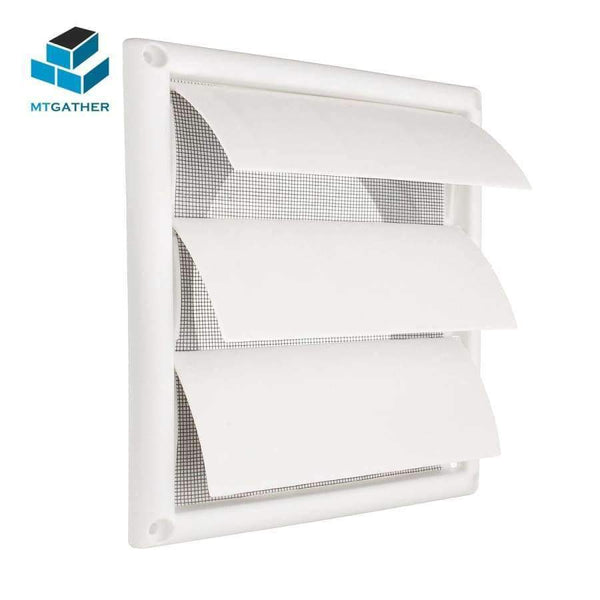 Planet Gates MTGATHER Air Vent Grille Ventilation Cover Plastic White Wall Grilles Duct 200x200x40mm Heating Cooling & Vents Vents