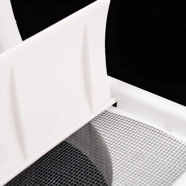 Planet Gates MTGATHER Air Vent Grille Ventilation Cover Plastic White Wall Grilles Duct 200x200x40mm Heating Cooling & Vents Vents