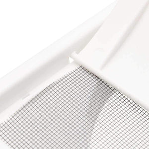 Planet Gates MTGATHER Air Vent Grille Ventilation Cover Plastic White Wall Grilles Duct 200x200x40mm Heating Cooling & Vents Vents