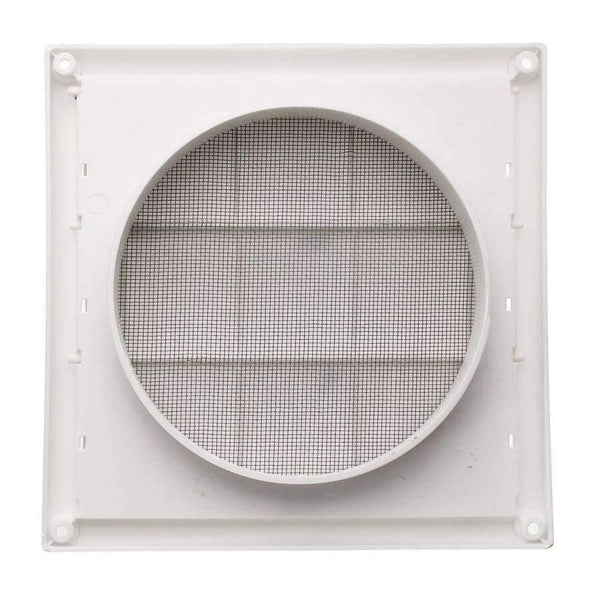 Planet Gates MTGATHER Air Vent Grille Ventilation Cover Plastic White Wall Grilles Duct 200x200x40mm Heating Cooling & Vents Vents