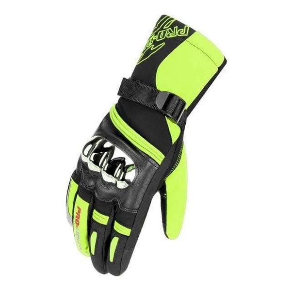 Planet Gates MTV-10 Green / XXL Motorcycle Gloves Men 100% Waterproof Windproof Winter Moto Gloves Touch Screen Gant Moto Guantes Motorbike Riding Gloves