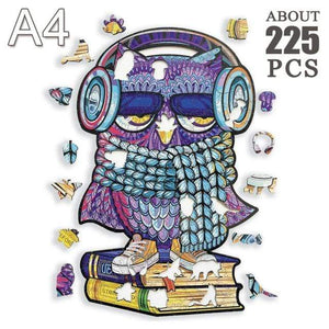 Planet Gates MTY-01-A4 Dinosaur Wooden Jigsaw Puzzle Toy Wooden Puzzles For Adults Kids Christmas Gifts Educational Games Toys Butterfly Wooden Puzzle