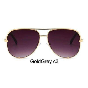 Planet Gates MTYJ052 GoldGrey / photo color FEISHINI Trendy Silver Mirror Metal Sun Glasses Men Brand Designer Pilot Sunglasses Women Shades Top Fashion Eyewear 2018