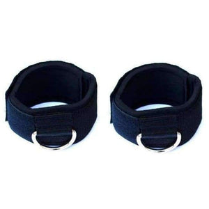 Planet Gates Multi 1 Pair Body Building Resistance Band D-ring Ankle Straps Home Workout Exercise Ankle Cuffs Leg Power Training Gym Equipment Tool