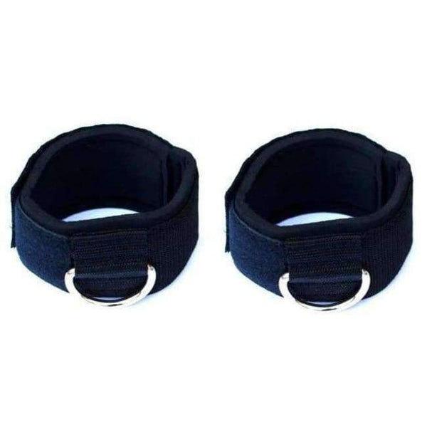 Planet Gates Multi 1 Pair Body Building Resistance Band D-ring Ankle Straps Home Workout Exercise Ankle Cuffs Leg Power Training Gym Equipment Tool