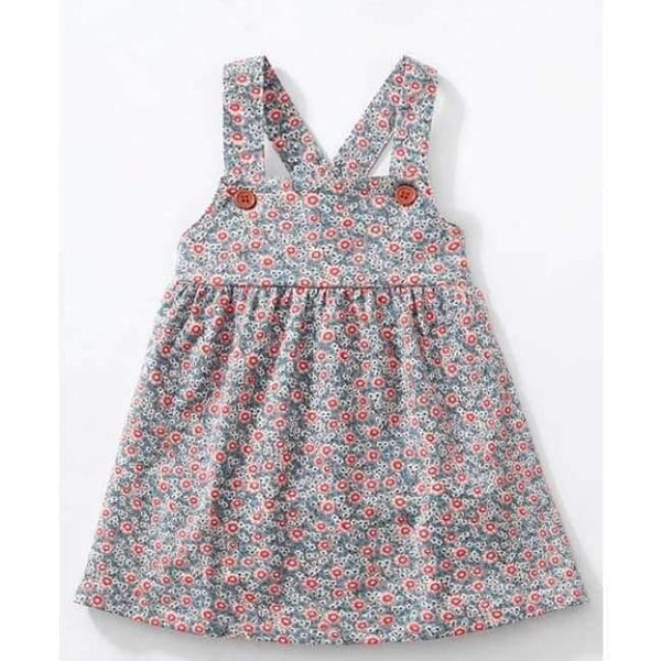 Planet Gates Multi / 24M Kids brand clothes  autumn baby girls clothes Cotton flower print sundress girl animal sleeveless dresses