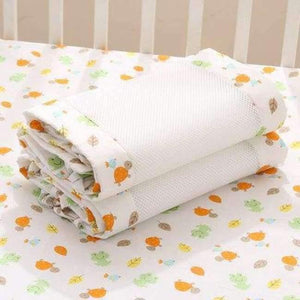 Planet Gates Multi 2Pcs/Set Breathable Summer Baby Bedding Bumper Collision Half Around baby bumper crib set Cotton Printing Mesh Safety Rails