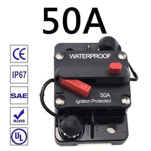 Planet Gates Multi 30A 40A 50A 60A 70A 80A 100A 120A 150A 200A 250A 300A AMP Circuit Breaker Fuse Reset 12-48V DC Car Boat Auto Waterproof