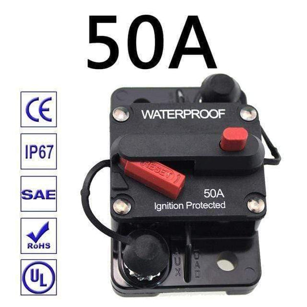 Planet Gates Multi 30A 40A 50A 60A 70A 80A 100A 120A 150A 200A 250A 300A AMP Circuit Breaker Fuse Reset 12-48V DC Car Boat Auto Waterproof