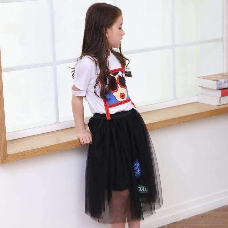 Planet Gates Multi / 6 Fashion Girls Outfit Summer Girls Clothing Set Skirts and Tops Little Girl Teenage Girl Clothing age 6 8 10 12 14 15 years