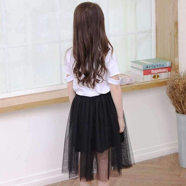 Planet Gates Multi / 6 Fashion Girls Outfit Summer Girls Clothing Set Skirts and Tops Little Girl Teenage Girl Clothing age 6 8 10 12 14 15 years
