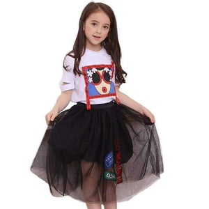 Planet Gates Multi / 6 Fashion Girls Outfit Summer Girls Clothing Set Skirts and Tops Little Girl Teenage Girl Clothing age 6 8 10 12 14 15 years