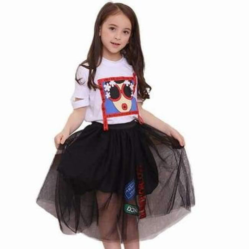 Planet Gates Multi / 6 Fashion Girls Outfit Summer Girls Clothing Set Skirts and Tops Little Girl Teenage Girl Clothing age 6 8 10 12 14 15 years