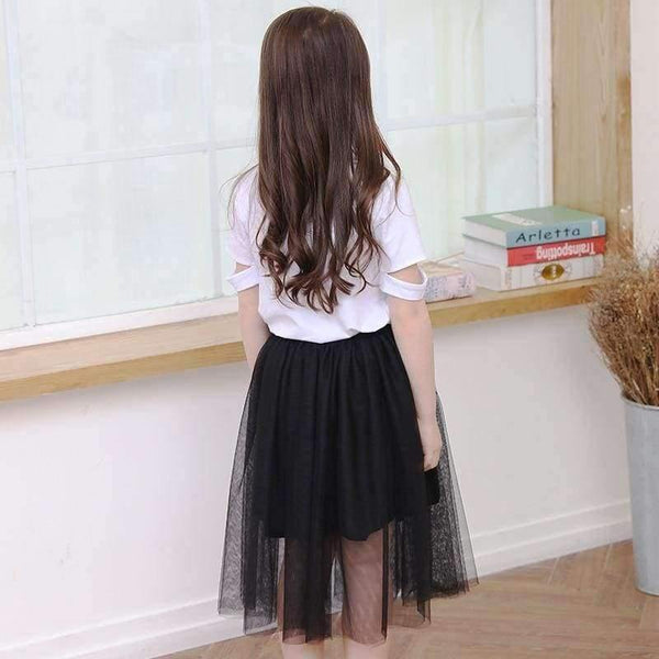 Planet Gates Multi / 6 Fashion Girls Outfit Summer Girls Clothing Set Skirts and Tops Little Girl Teenage Girl Clothing age 6 8 10 12 14 15 years