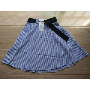 Planet Gates Multi / 6 Fashion Girls Tracksuits Long Sleeve Black T Shirt + Belt Stripe Skirts Toddler Teenage Girls Clothing Set School 6 8 10 12 14