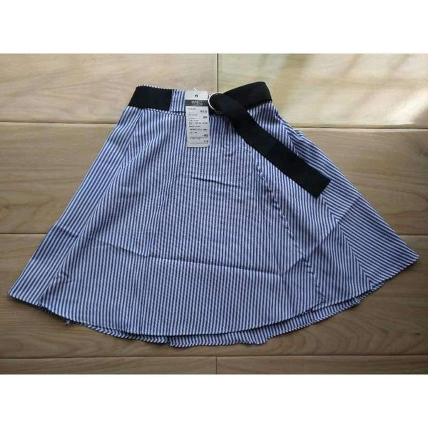 Planet Gates Multi / 6 Fashion Girls Tracksuits Long Sleeve Black T Shirt + Belt Stripe Skirts Toddler Teenage Girls Clothing Set School 6 8 10 12 14