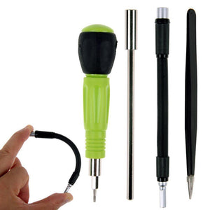 Planet Gates Multi-Bit Precision Torx Screw Driver Set Torx Screwdriver Tweezer Cell Phone PC PSP Repair Disassembly Hand Tool Pack