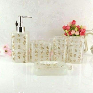 Planet Gates Multi Fashion bathroom supplies resin set of five pieces wash bath tubs Europe type bath products toothpaste receive a suit