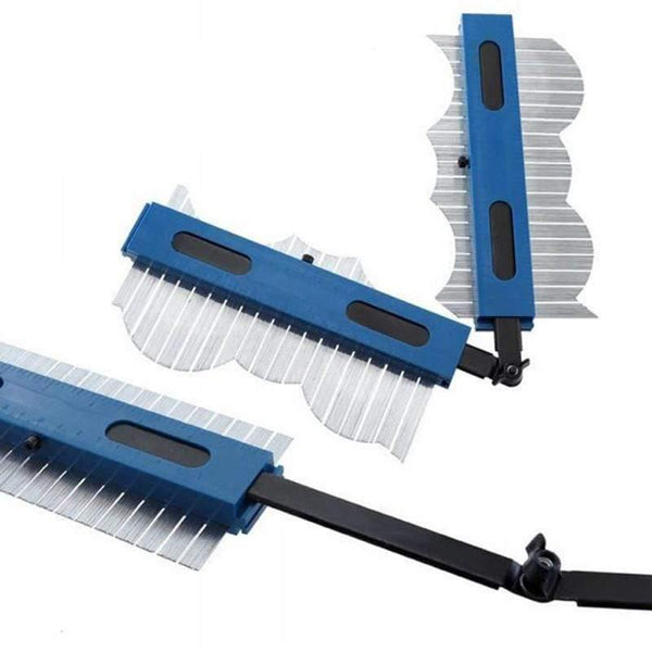 Multi-function Outline Contour Gauge Tiles Laminate Tiling Edge Shaping Measure Wood Ruler ABS Outline Gauge Duplicator Lengthen