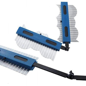 Multi-function Outline Contour Gauge Tiles Laminate Tiling Edge Shaping Measure Wood Ruler ABS Outline Gauge Duplicator Lengthen