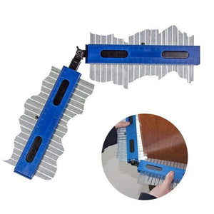 Multi-function Outline Contour Gauge Tiles Laminate Tiling Edge Shaping Measure Wood Ruler ABS Outline Gauge Duplicator Lengthen
