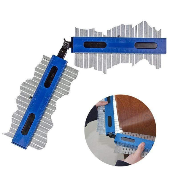 Multi-function Outline Contour Gauge Tiles Laminate Tiling Edge Shaping Measure Wood Ruler ABS Outline Gauge Duplicator Lengthen