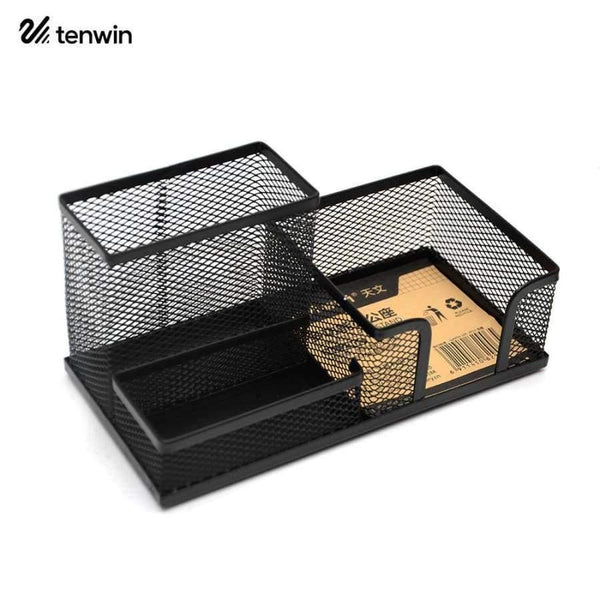 Planet Gates Multi-functional Mesh Desktop Storage Caddy Pen Holder Stand Stationery Container for Office School Supplies