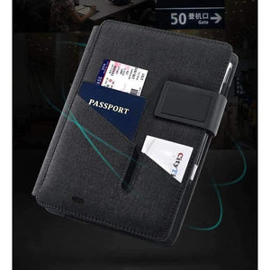 Planet Gates Multi Functional Notebook with 5000 mAh Power Bank Supplies Business Gift Office Supply Writing Pad A5