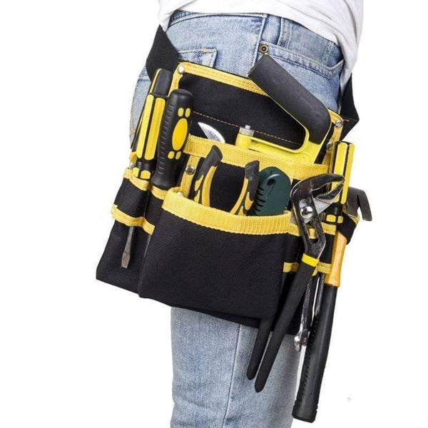 Multi-functional Oxford Cloth Electrician Tools Bag Waist Pouch Belt Storage Holder Organizer