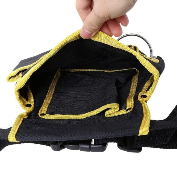 Multi-functional Oxford Cloth Electrician Tools Bag Waist Pouch Belt Storage Holder Organizer