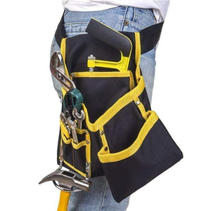 Multi-functional Oxford Cloth Electrician Tools Bag Waist Pouch Belt Storage Holder Organizer