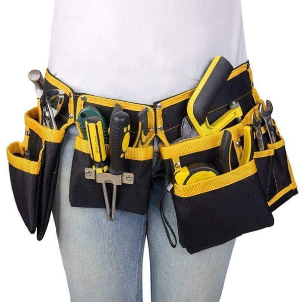 Multi-functional Oxford Cloth Electrician Tools Bag Waist Pouch Belt Storage Holder Organizer
