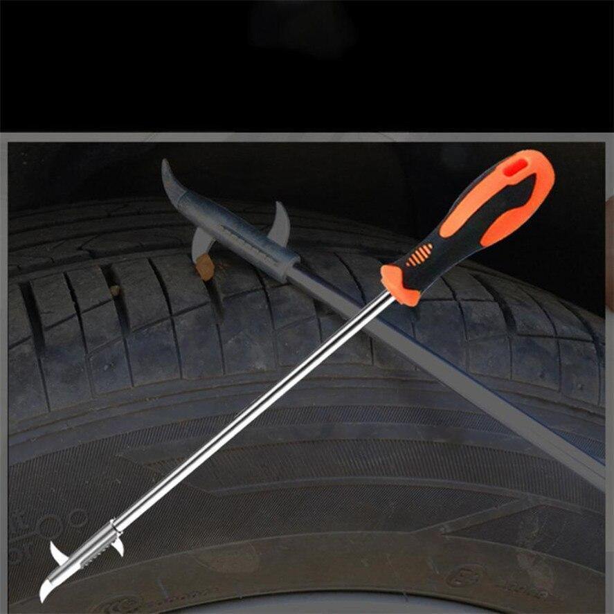 Planet Gates Multi-hook design Tire Repair Tools 1PC Long Handel Car Tire Cleaning Stone Tool Groove Broken Stone Remover dropshipping