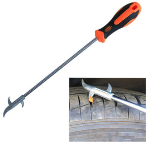 Planet Gates Multi-hook design Tire Repair Tools 1PC Long Handel Car Tire Cleaning Stone Tool Groove Broken Stone Remover dropshipping