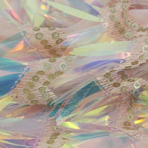 Planet Gates Multi / L Evening Party Sexy V Neck Mini Dress Women 2018 Crystal Outfits Dresses Summer Long Sleeve Zipper Sequin Dress Vestidos