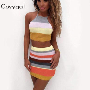 Planet Gates Multi / L Summer Women Dress Casual Sleeveless Slim Women's Dresses Backless Special Evenning Party Above Knee Mini Dress