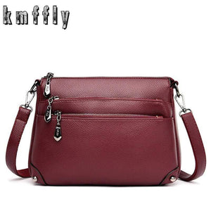 Multi-layer Zipper Bag Top Quality Girls Messenger Bags In Shoulder Bag Women's Cross-body Bags