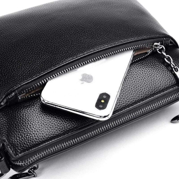 Multi-layer Zipper Bag Top Quality Girls Messenger Bags In Shoulder Bag Women's Cross-body Bags