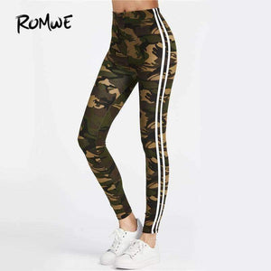 Planet Gates Multi / S Fitness Leggings 2018 Women Striped Side Workout Legging Top Quality Fashion New Casual Skinny High Waist Leggings
