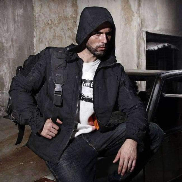 Planet Gates Multicam Black Multicam Camo Tactical Hunting Hoody Jacket CP Ripstop Field Hunting Jakcet CP for Outdoor Hunting Jacket with Hoody