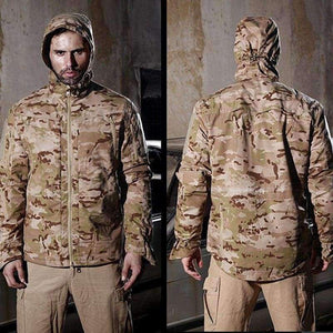 Planet Gates Multicam CP Multicam Camo Tactical Hunting Hoody Jacket CP Ripstop Field Hunting Jakcet CP for Outdoor Hunting Jacket with Hoody