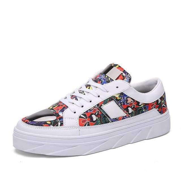 Planet Gates Multicolor / 7 LVABC The 2018 Summer Trend Of White Shoes Increased In White Men's Vulcanized Shoes Breathable Wear Non Slip NEW