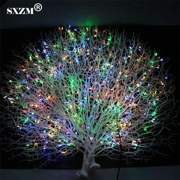 Planet Gates Multicolor SXZM 12V 20X2Meter 400leds Led string Light Super Soft flexible strip DC 5.5X2.1mm outdoor decoration Xmas tree Garden Party