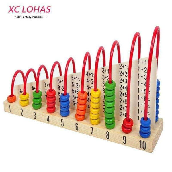 Planet Gates Multicolor Wooden Abacus Soroban Toys Children Counting Calculation Shelf Blocks Montessori Learning Educational Math Toys