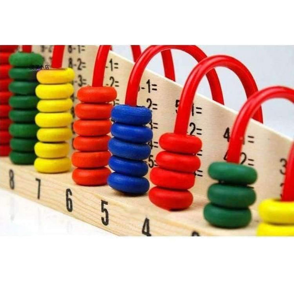 Planet Gates Multicolor Wooden Abacus Soroban Toys Children Counting Calculation Shelf Blocks Montessori Learning Educational Math Toys