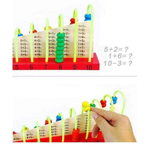 Planet Gates Multicolor Wooden Abacus Soroban Toys Children Counting Calculation Shelf Blocks Montessori Learning Educational Math Toys