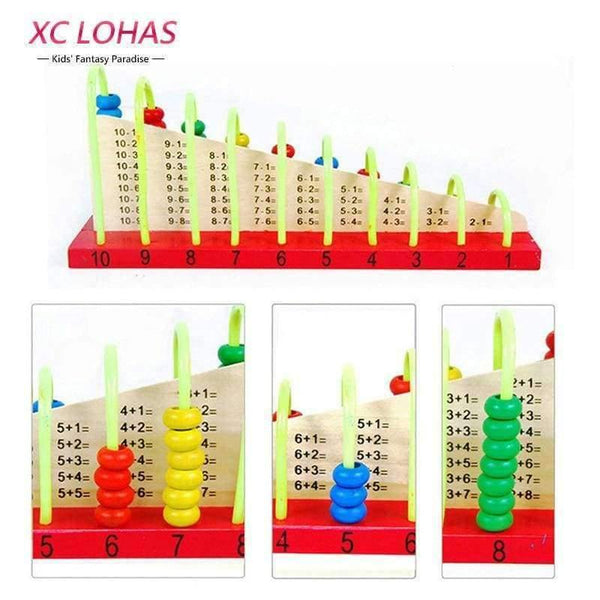 Planet Gates Multicolor Wooden Abacus Soroban Toys Children Counting Calculation Shelf Blocks Montessori Learning Educational Math Toys