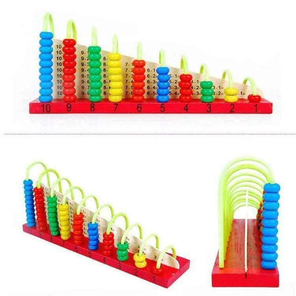 Planet Gates Multicolor Wooden Abacus Soroban Toys Children Counting Calculation Shelf Blocks Montessori Learning Educational Math Toys