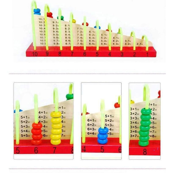 Planet Gates Multicolor Wooden Abacus Soroban Toys Children Counting Calculation Shelf Blocks Montessori Learning Educational Math Toys